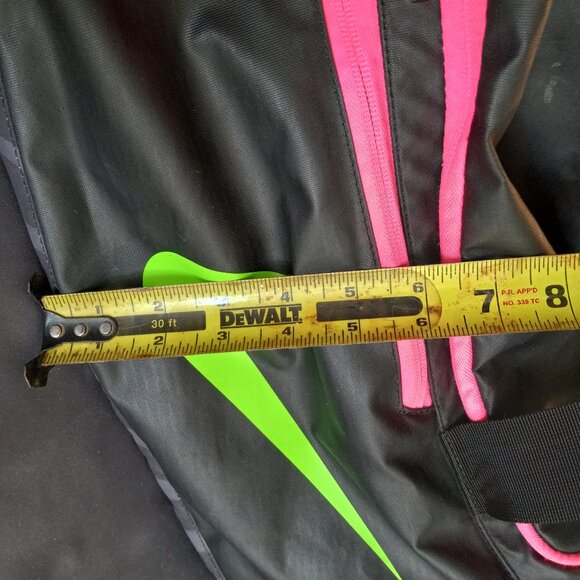 Black Pink Green Duffle Gym Bag - Picture 8 of 8